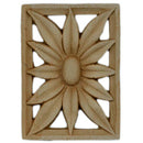 where to buy square resin rosettes online - RST-F5176-CP-2 - ColumnsDirect.com