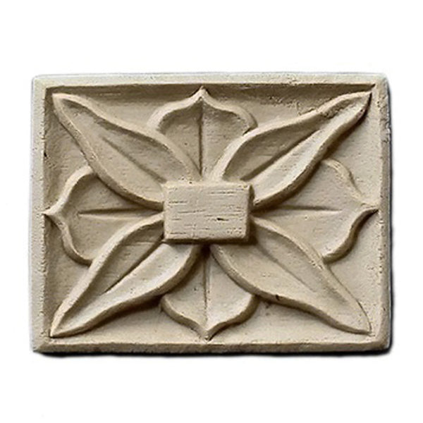 where to buy square resin rosettes online - RST-F1476-CP-2 - ColumnsDirect.com