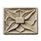 where to buy square resin rosettes online - RST-F0476-CP-2 - ColumnsDirect.com