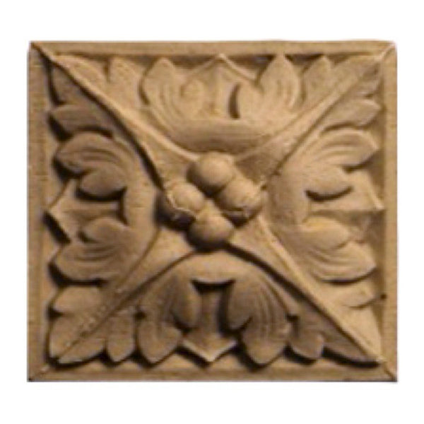 where to buy square resin rosettes online - RST-F9327-CP-2 - ColumnsDirect.com