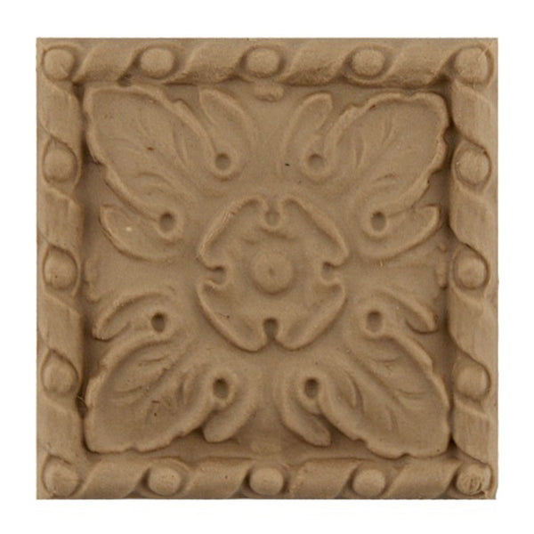 where to buy square resin rosettes online - RST-F4627-CP-2 - ColumnsDirect.com
