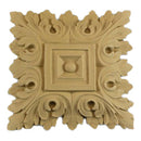 where to buy square resin rosettes online - RST-F9627-CP-2 - ColumnsDirect.com