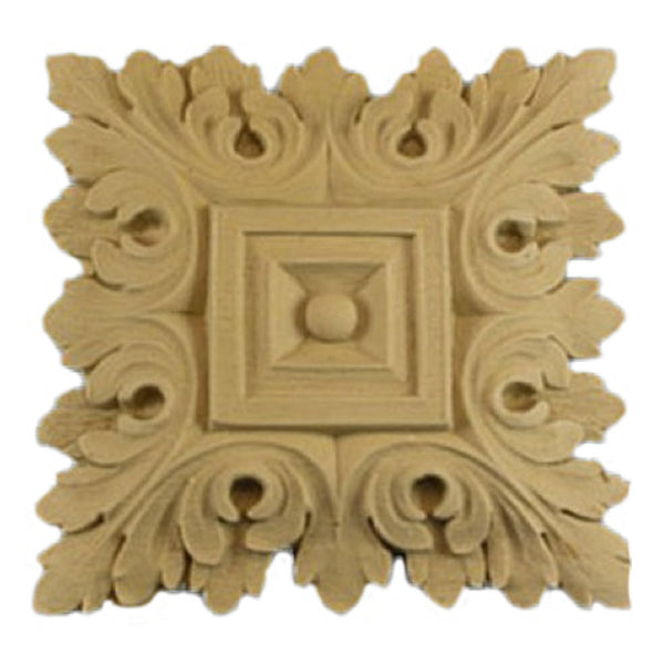 where to buy square resin rosettes online - RST-F9627-CP-2 - ColumnsDirect.com