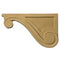ColumnsDirect.com - 11"(W) x 6-3/4"(H) x 9/16"(Relief) - Renaissance Style Stair Bracket Design - [Compo Material]