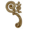 ColumnsDirect.com - 4-1/4"(W) x 6-5/8"(H) x 5/16"(Relief) - Louis XV Stair Bracket Design - [Compo Material]