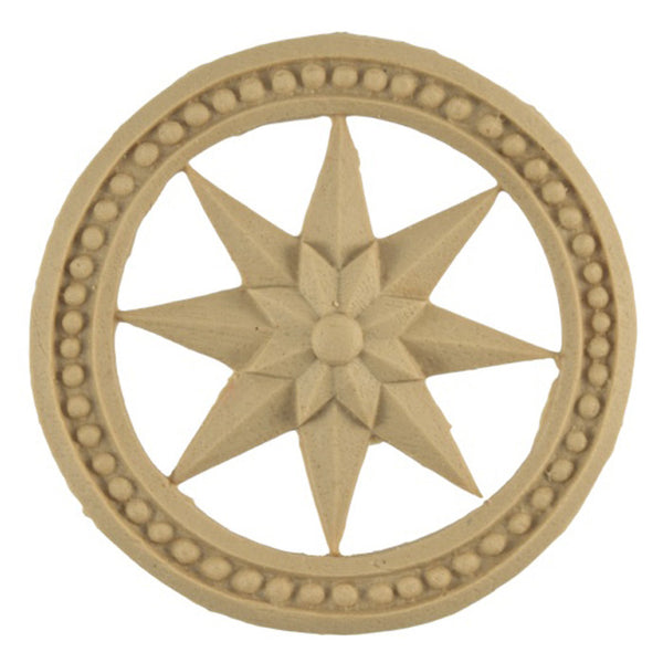wood fireplace ornaments - resin colonial star