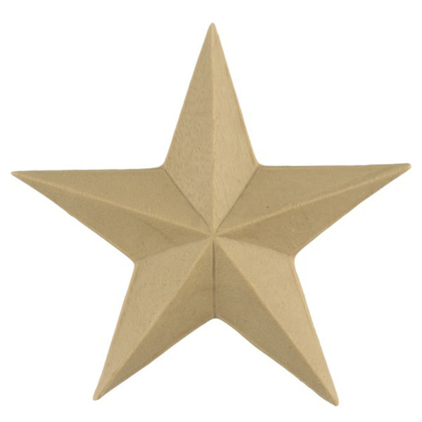 Wood furniture accents - classic resin star design