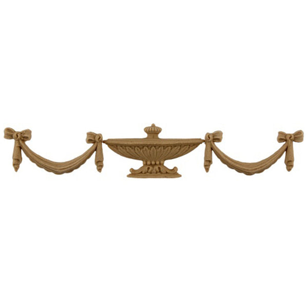 Urn Resin Appliques for Wood Fireplace Mantels - URN-F159-CP-2 - Buy Online at ColumnsDirect.com