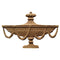 Urn Resin Appliques for Wood Fireplace Mantels - URN-F8541-CP-2 - Buy Online at ColumnsDirect.com