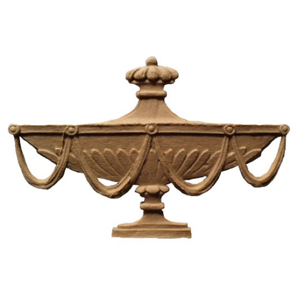 Urn Resin Appliques for Wood Fireplace Mantels - URN-F0641-CP-2 - Buy Online at ColumnsDirect.com