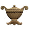 Urn Resin Appliques for Wood Fireplace Mantels - URN-F1645-CP-2 - Buy Online at ColumnsDirect.com