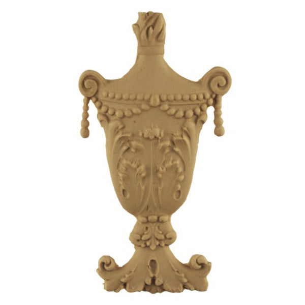 Urn Resin Appliques for Wood Fireplace Mantels - URN-4375-CP-2 - Buy Online at ColumnsDirect.com