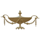 Urn Resin Appliques for Wood Fireplace Mantels - URN-12611-CP-2 - Buy Online at ColumnsDirect.com