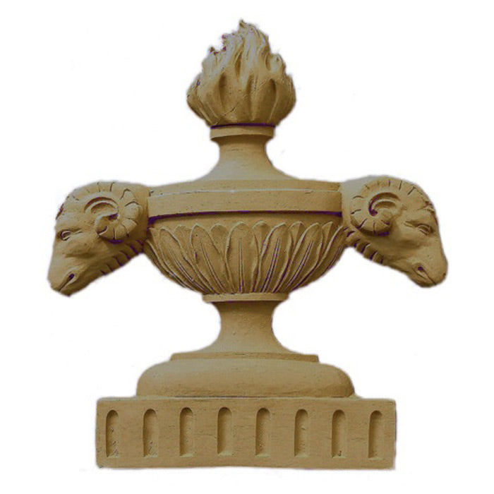 Urn Resin Appliques for Wood Fireplace Mantels - URN-62611-CP-2 - Buy Online at ColumnsDirect.com