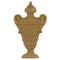 Urn Resin Appliques for Wood Fireplace Mantels - URN-24041-CP-2 - Buy Online at ColumnsDirect.com