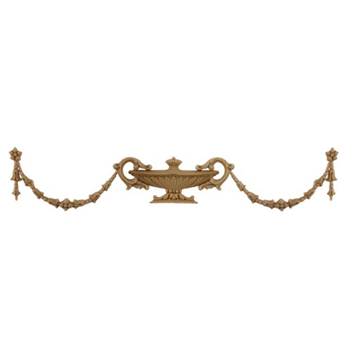 Urn Resin Appliques for Wood Fireplace Mantels - URN-F129-CP-2 - Buy Online at ColumnsDirect.com