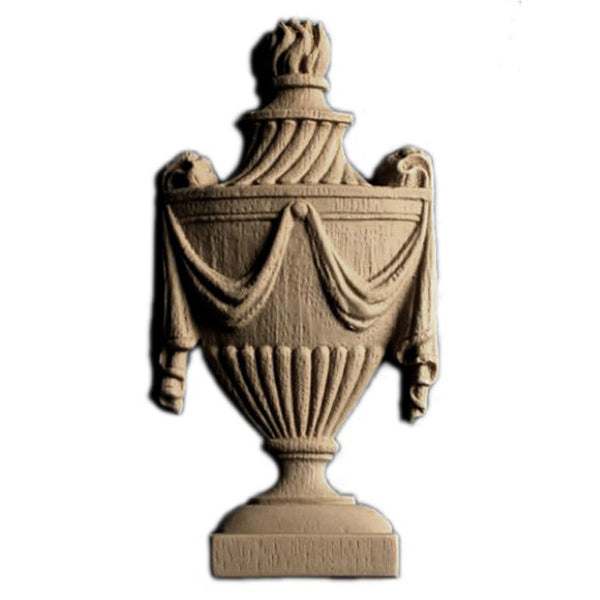 Urn Resin Appliques for Wood Fireplace Mantels - URN-F239-CP-2 - Buy Online at ColumnsDirect.com