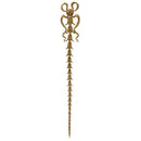 Decorative 4-3/4"(W) x 31"(H) x 1/2"(Relief) - Empire Vertical Drop Applique Design - [Compo Material] - Brockwell Incorporated