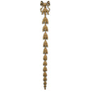 Decorative 2-3/4"(W) x 23-1/4"(H) x 3/8"(Relief) - Empire Interior Vertical Drop Applique - [Compo Material] - Brockwell Incorporated