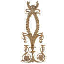 Decorative 6-1/4"(W) x 15-1/2"(H) x 1/4"(Relief) - Empire Style Vertical Drop Accent - [Compo Material] - Brockwell Incorporated