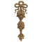 Decorative 5-3/4"(W) x 17-1/2"(H) x 5/8"(Relief) - Fruit Drop Applique - [Compo Material] - Brockwell Incorporated