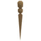 Decorative 3"(W) x 20-3/4"(H) x 1/4"(Relief) - Modern Vertical Drop Applique - [Compo Material] - Brockwell Incorporated