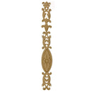 Decorative 2-1/2"(W) x 21-1/2"(H) x 1/4"(Relief) - Vertical Drop Applique - [Compo Material] - Brockwell Incorporated
