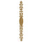 Decorative 2"(W) x 16"(H) x 1/4"(Relief) - Vertical Drop Applique - [Compo Material] - Brockwell Incorporated