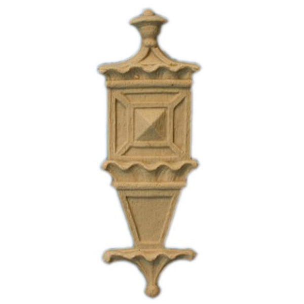 Decorative 1"(W) x 3"(H) - Specialty Vertical Drop Accent  - [Compo Material] - Brockwell Incorporated
