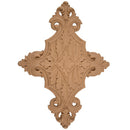 Decorative 6"(W) x 8-1/2"(H) - Specialty Vertical Drop Applique - [Compo Material] - Brockwell Incorporated