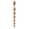 Decorative 1"(W) x 9-1/2"(H) - Specialty Bell Flower Vertical Drop Applique - [Compo Material] - Brockwell Incorporated