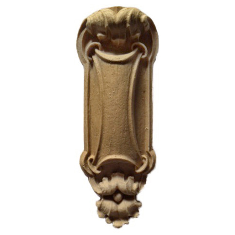 Decorative 1-3/4"(W) x 4-1/2"(H) - Classic Vertical Drop Accent  - [Compo Material] - Brockwell Incorporated