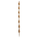 Decorative 3/4"(W) x 11-1/2"(H) - Classic Vertical Drop Applique - [Compo Material] - Brockwell Incorporated