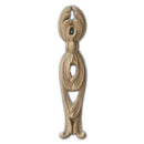 Decorative 3/4"(W) x 3-1/2"(H) - Vertical Drop Applique  - [Compo Material] - Brockwell Incorporated