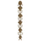 Decorative 4-1/2"(W) x 35"(H) x 1/2"(Relief) - Floral Drop Louis XVI Style Applique - [Compo Material] - Brockwell Incorporated