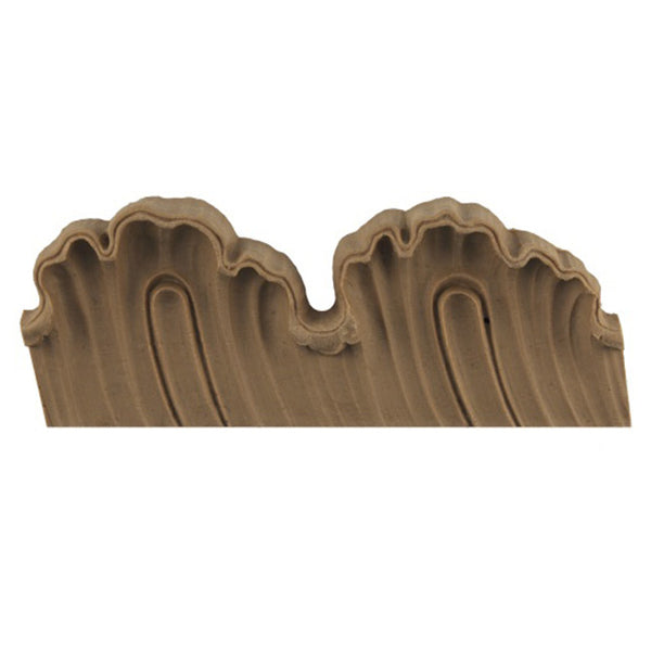 2-1/2"(H) x 1/2"(Relief) - Louis XV Style Vitruvian Wave Molding Design - [Compo Material]-Brockwell Incorporated