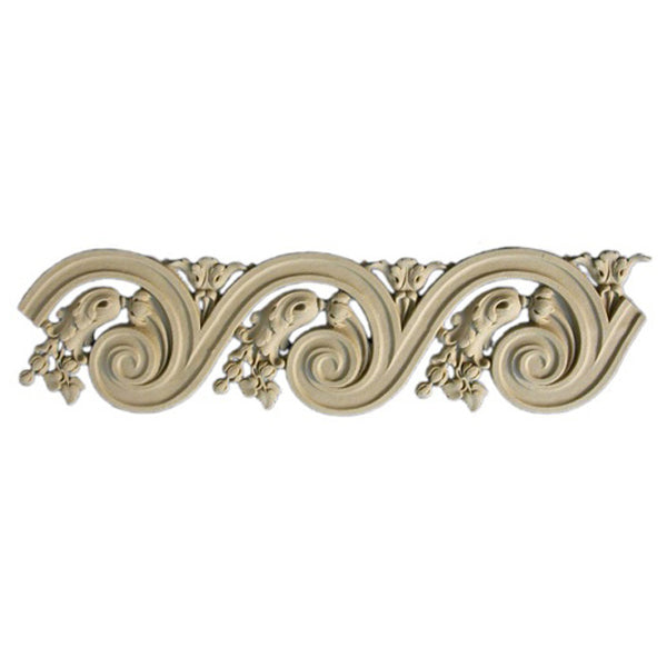 4"(H) x 1/4"(Relief) - Louis XVI Style Vitruvian Wave Molding Design - [Compo Material]-Brockwell Incorporated